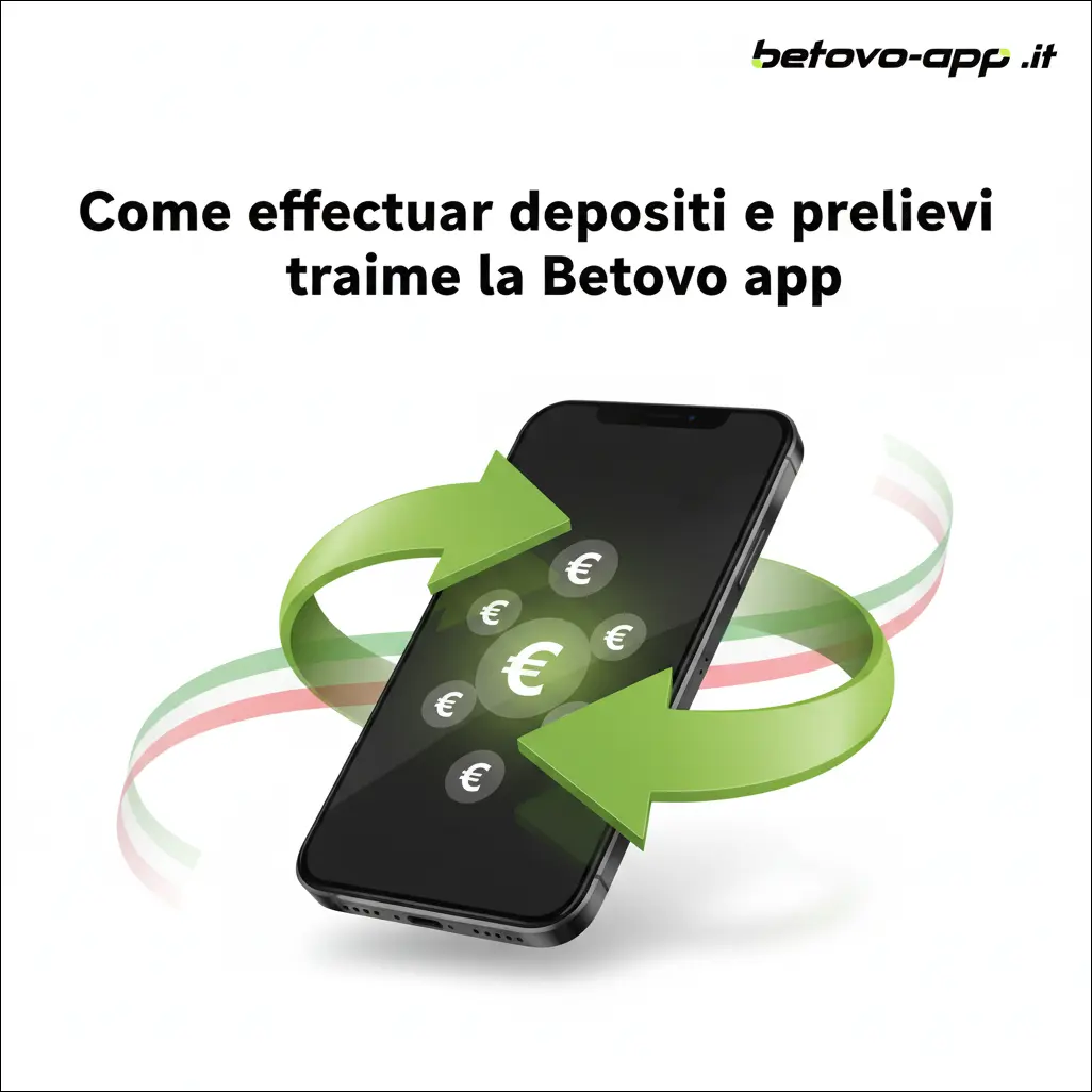 Come effettuare depositi e prelievi tramite la Betovo app