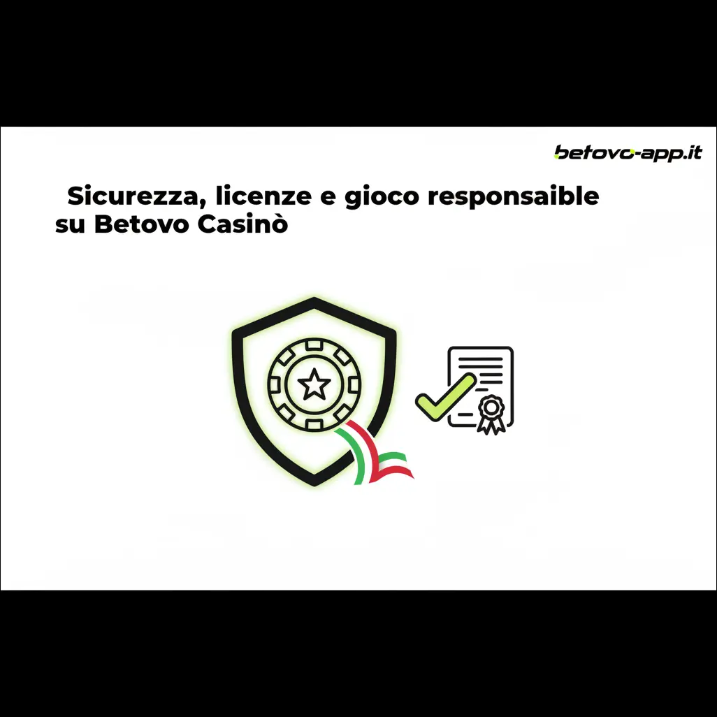 Sicurezza, licenze e gioco responsabile su Betovo Casinò