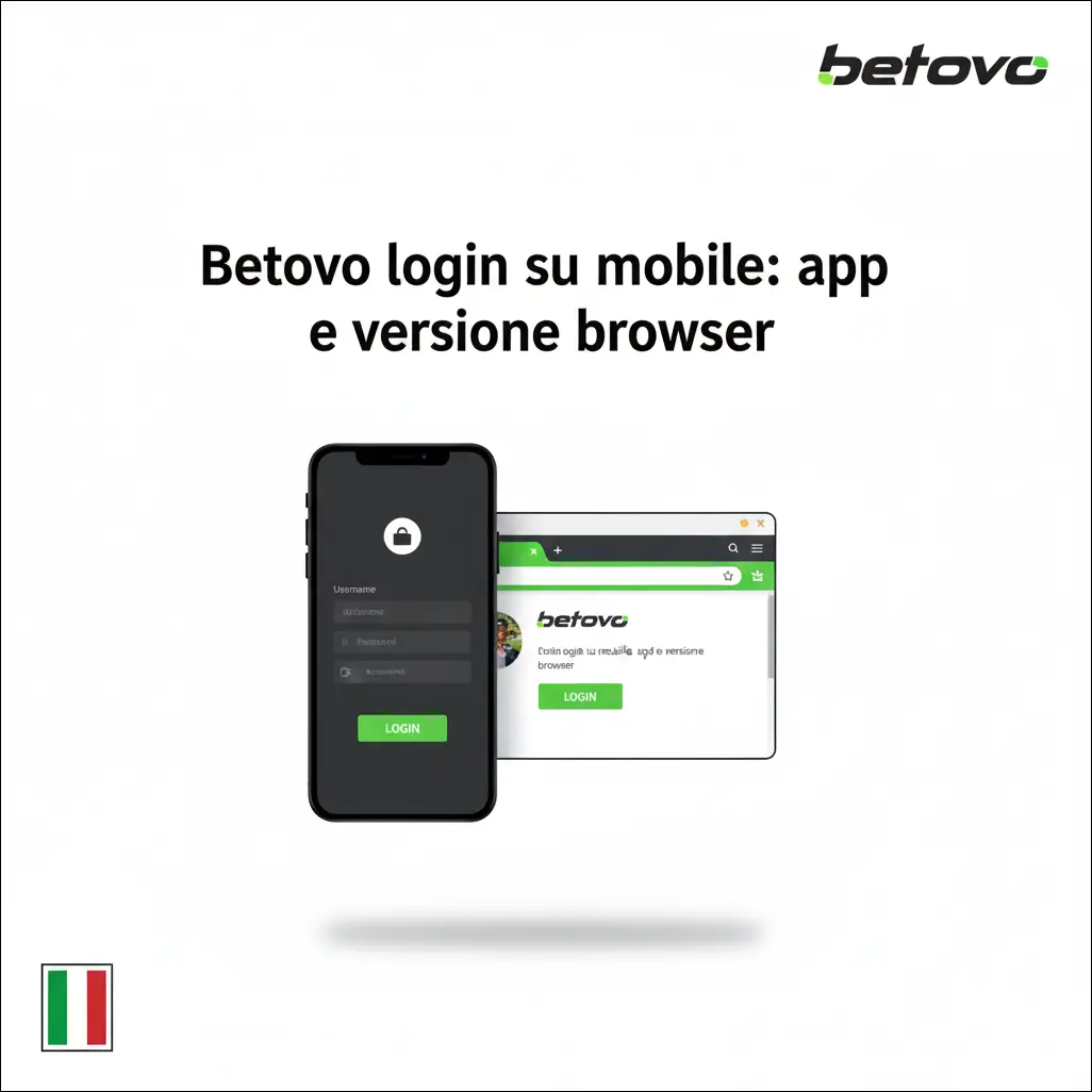 Betovo Login su mobile: app e versione browser