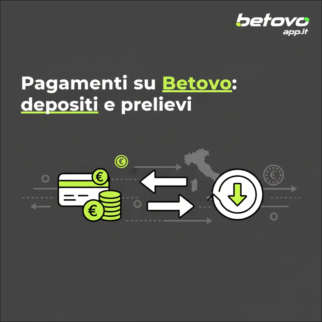 Pagamenti su Betovo: depositi e prelievi